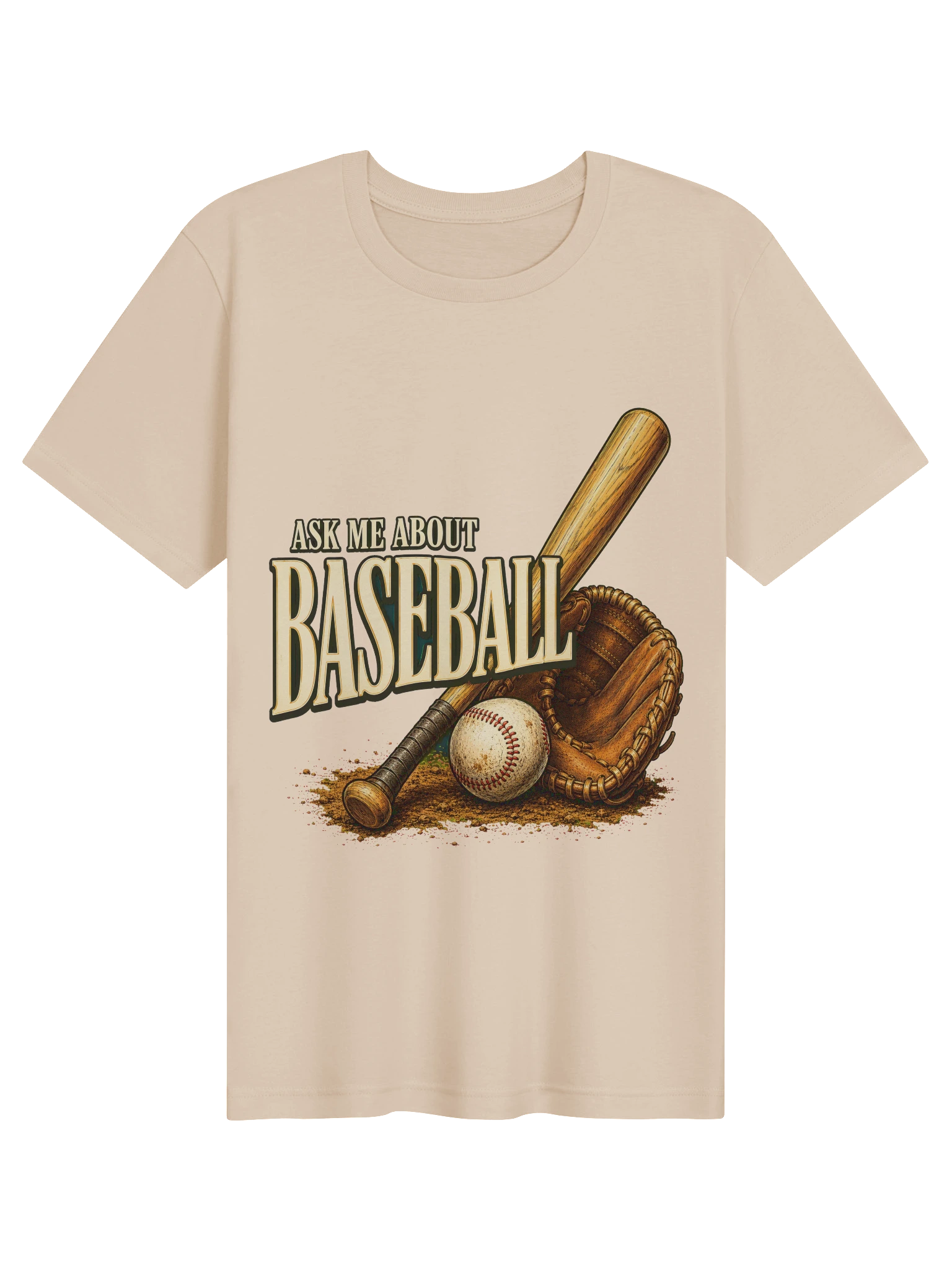 Ask Me About Baseball T-Shirt preview from Lolsies
