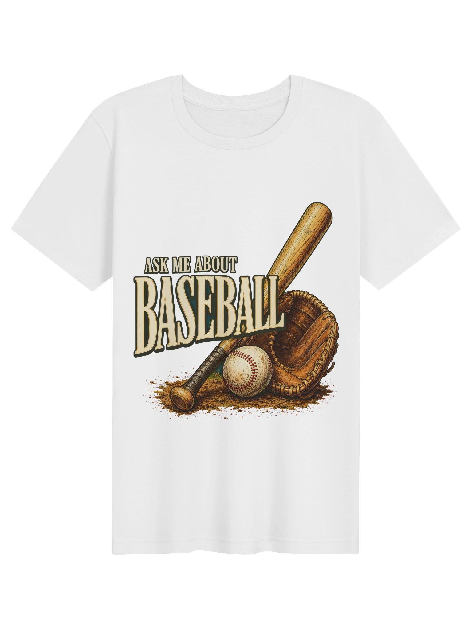 Ask Me About Baseball T-Shirt preview from Lolsies