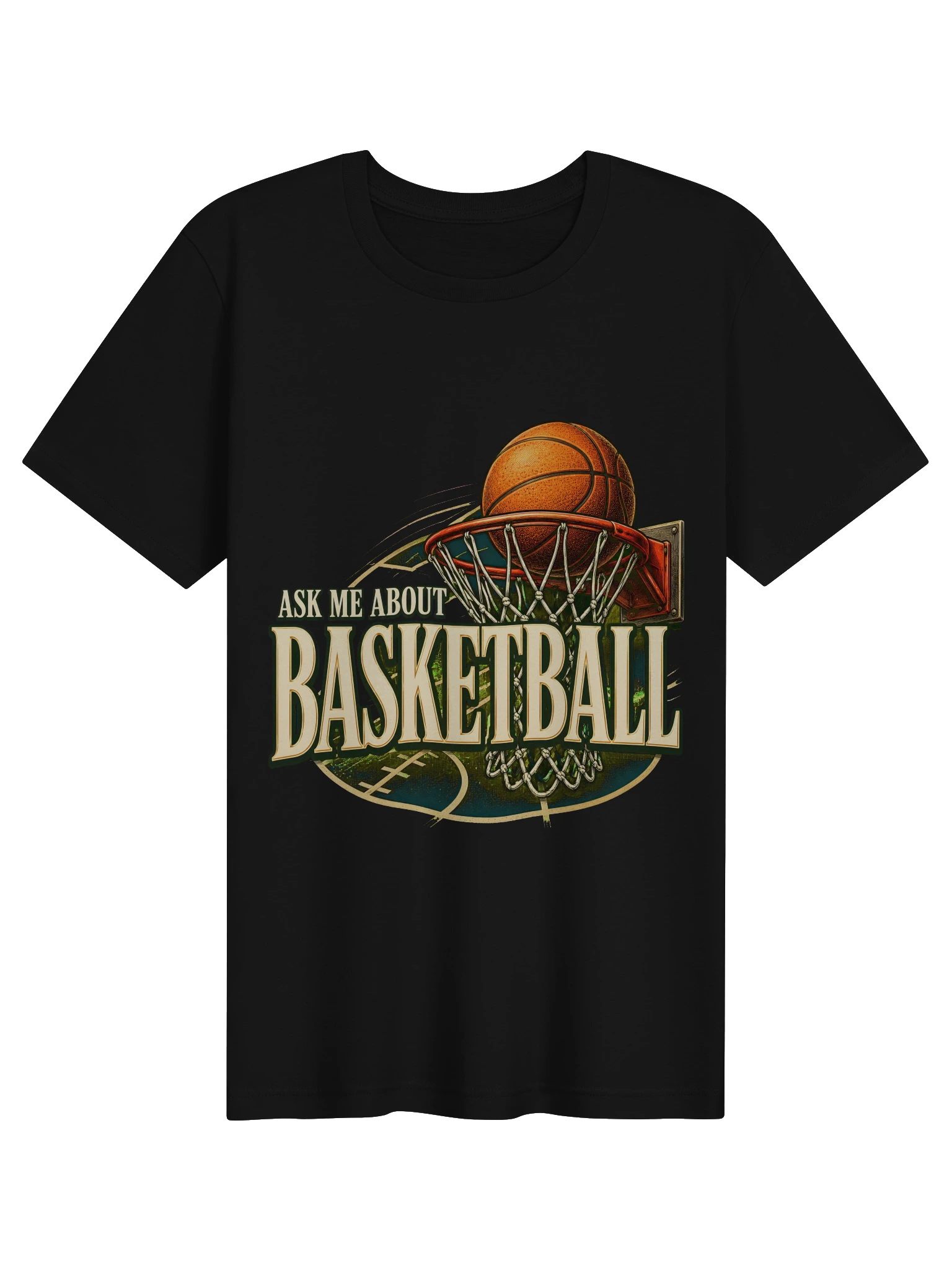 Ask Me About Basketball T-Shirt preview from Lolsies