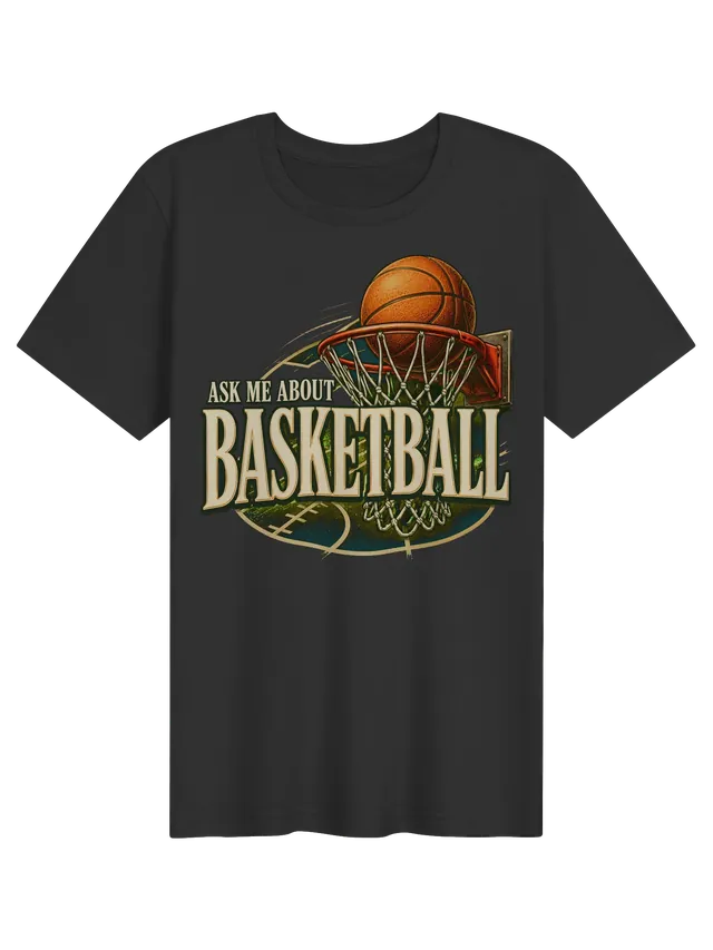 Ask Me About Basketball dark grey preview