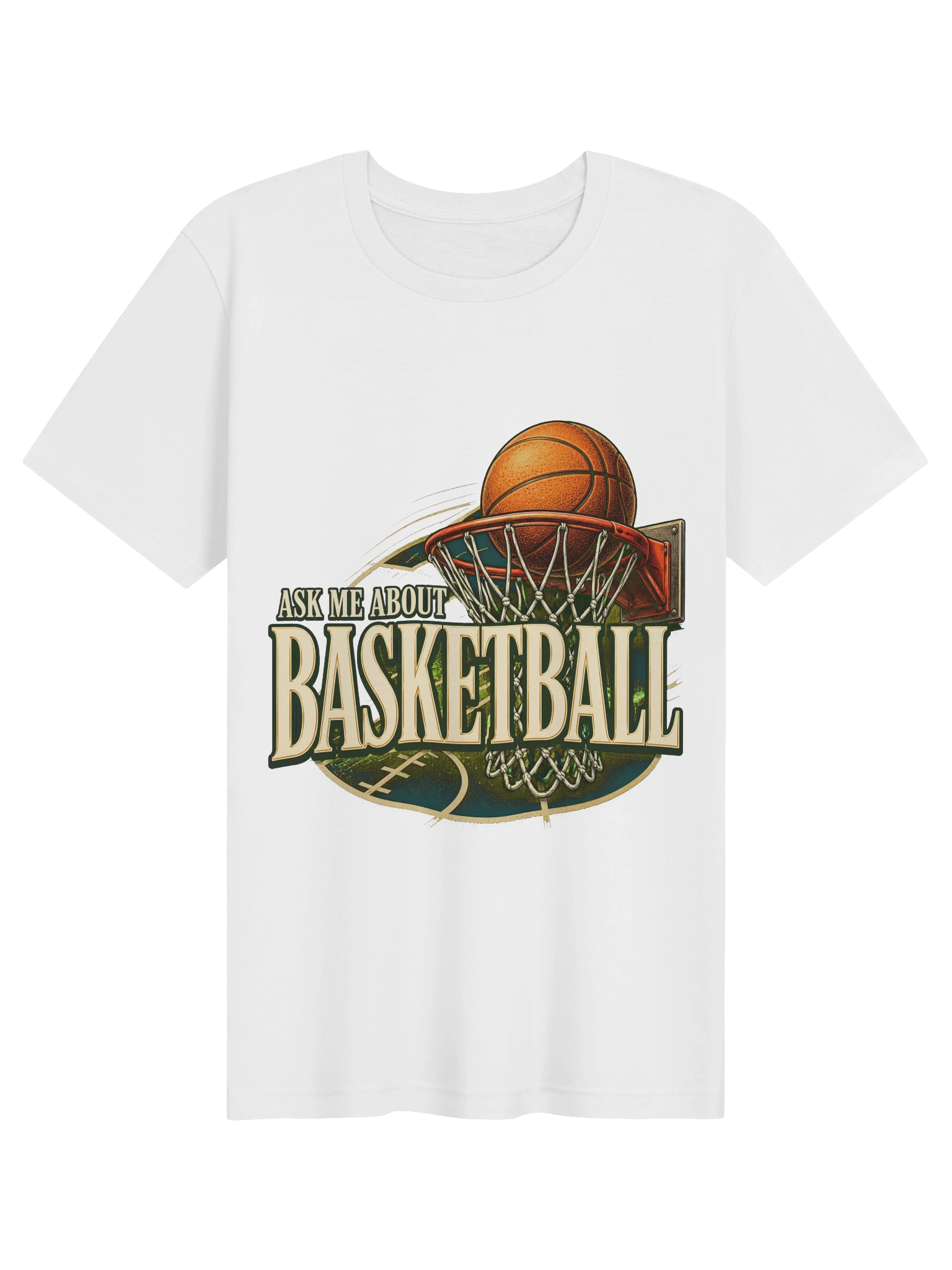Ask Me About Basketball T-Shirt preview from Lolsies
