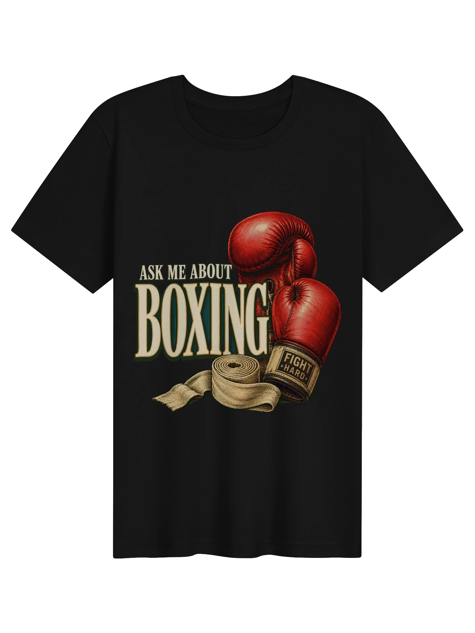 Ask Me About Boxing T-Shirt preview from Lolsies