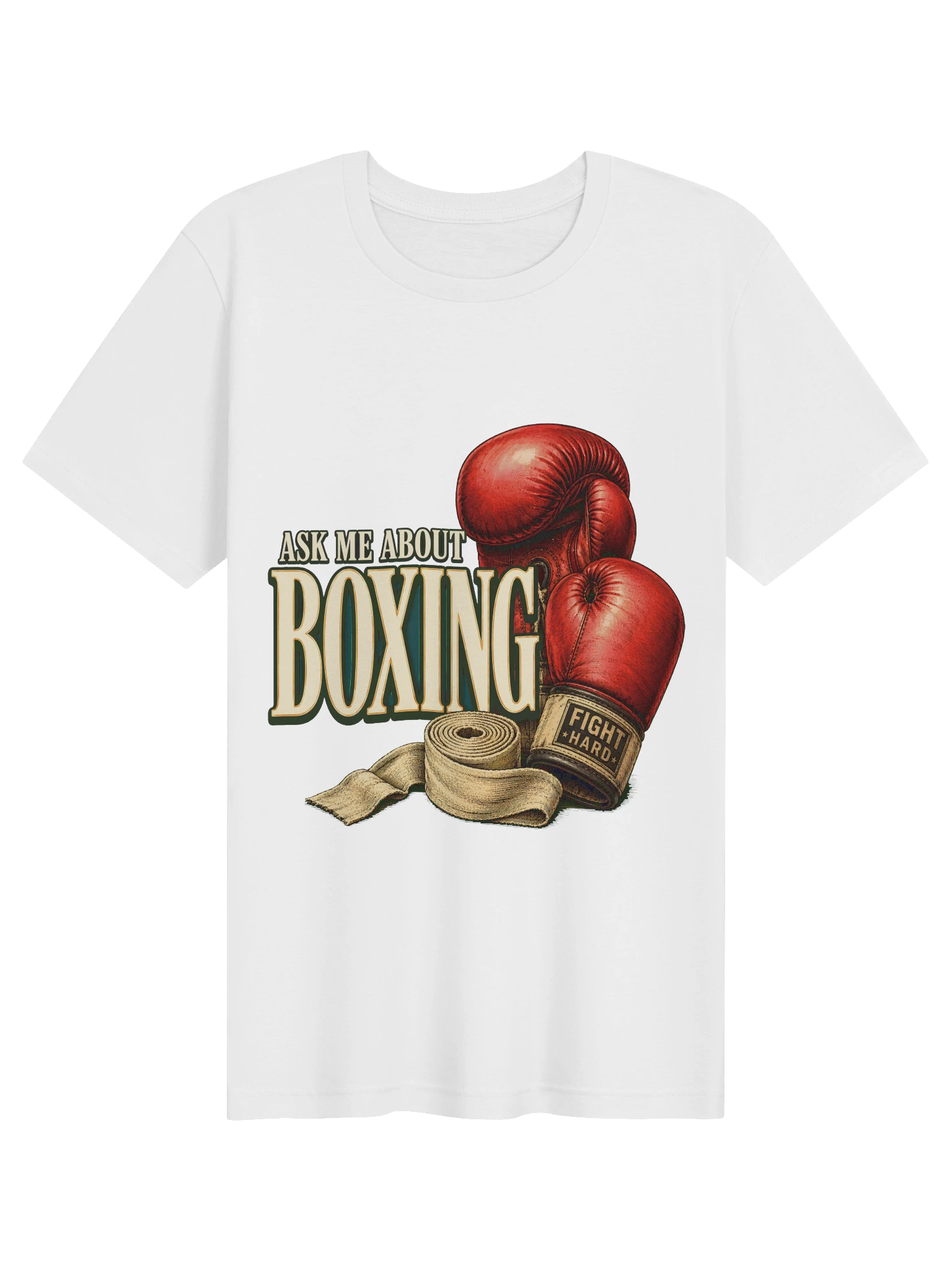 Ask Me About Boxing T-Shirt preview from Lolsies