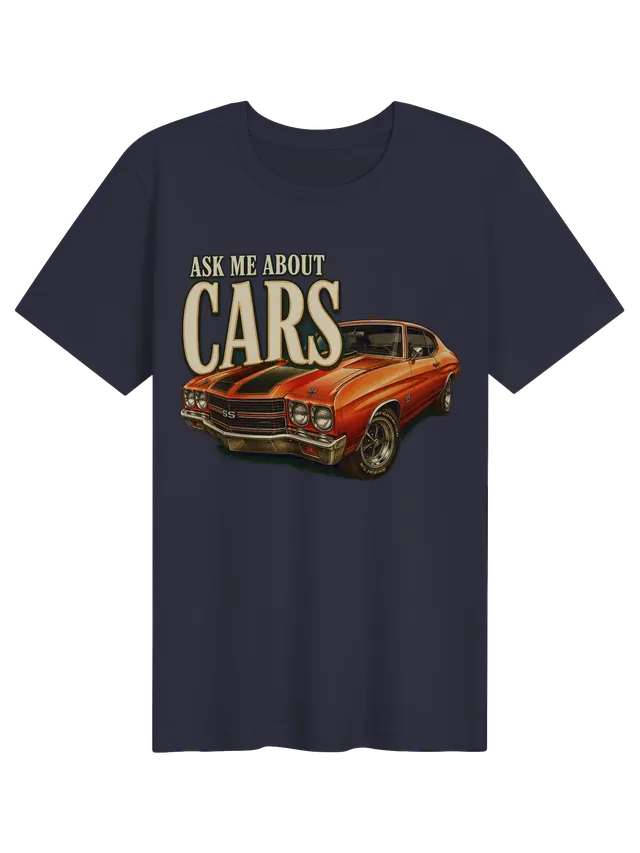 Ask Me About Cars navy preview