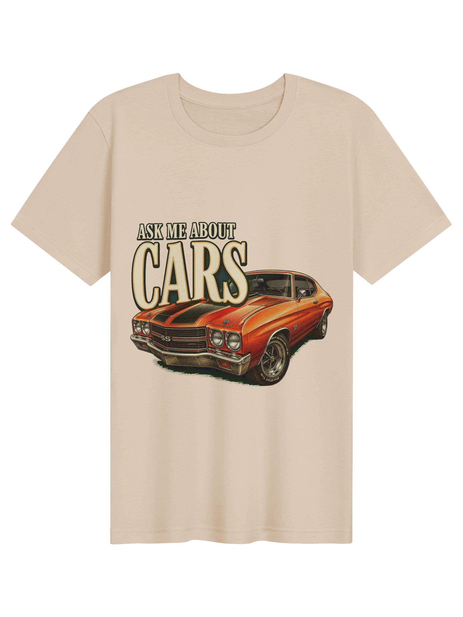Ask Me About Cars T-Shirt preview from Lolsies
