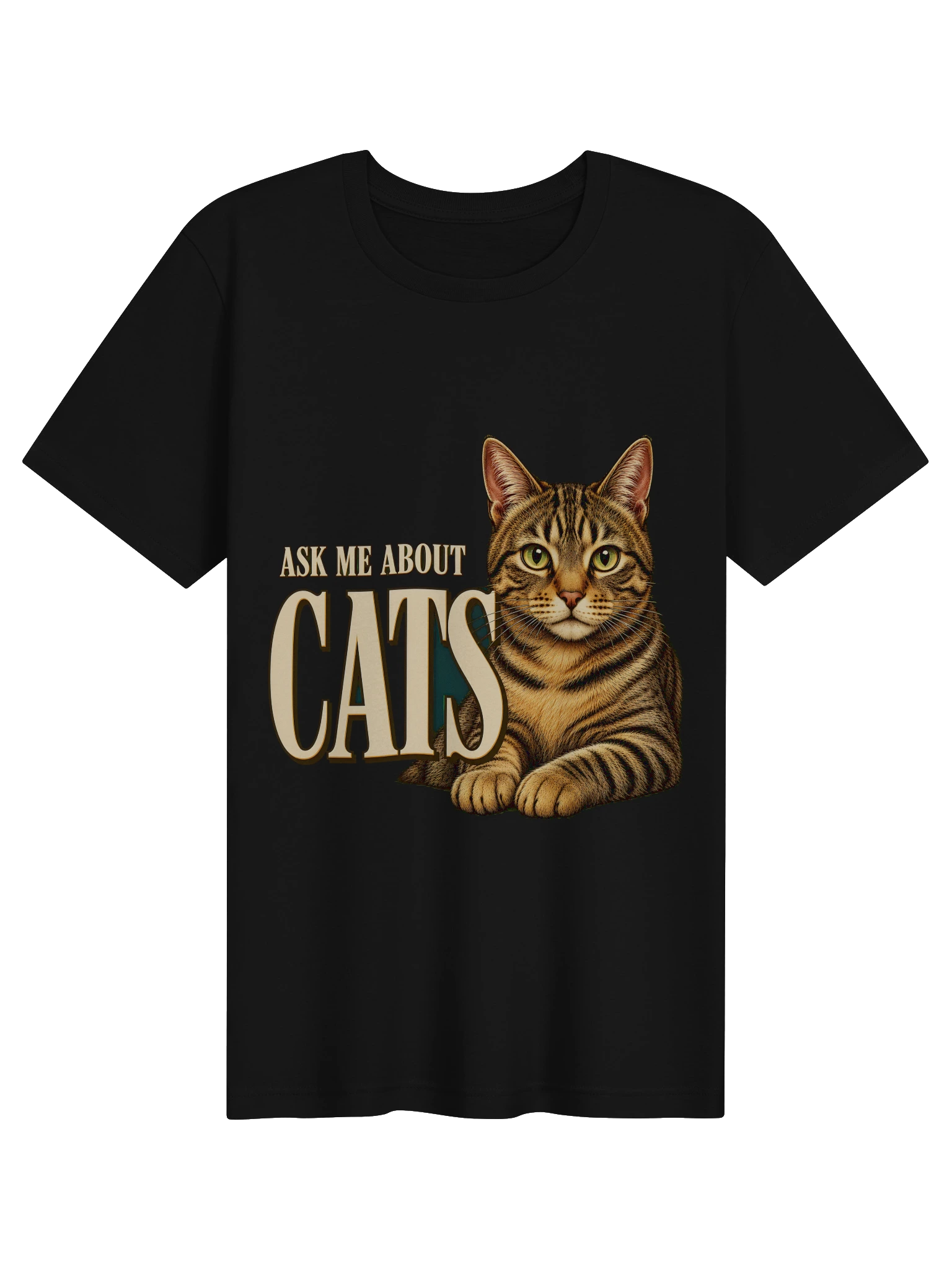 Ask Me About Cats T-Shirt preview from Lolsies