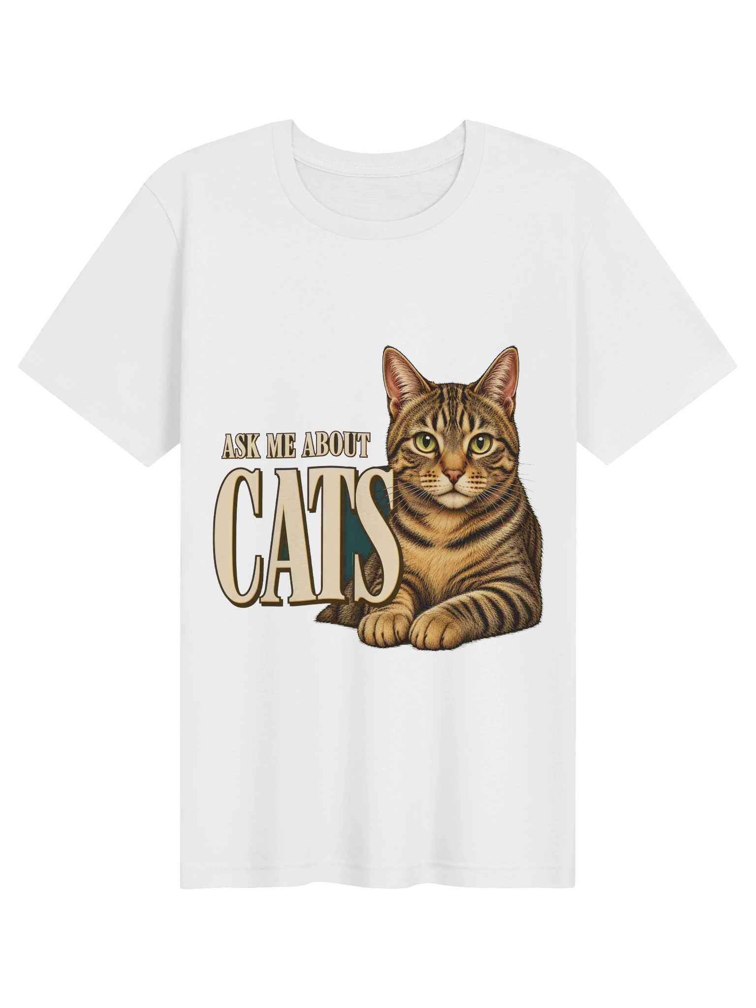Ask Me About Cats T-Shirt preview from Lolsies