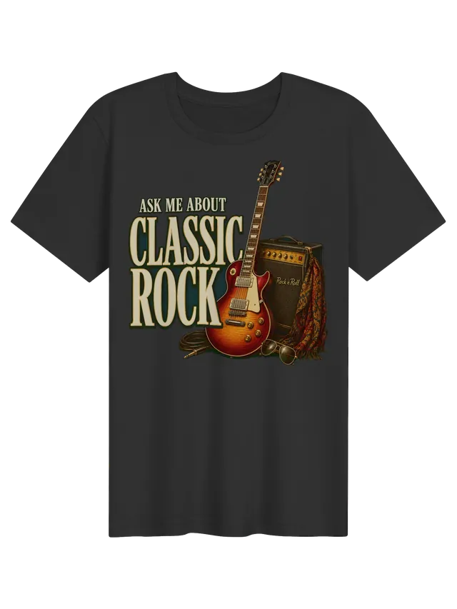 Ask Me About Classic Rock dark grey preview