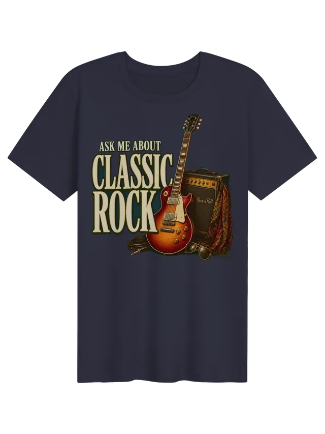 Ask Me About Classic Rock navy preview