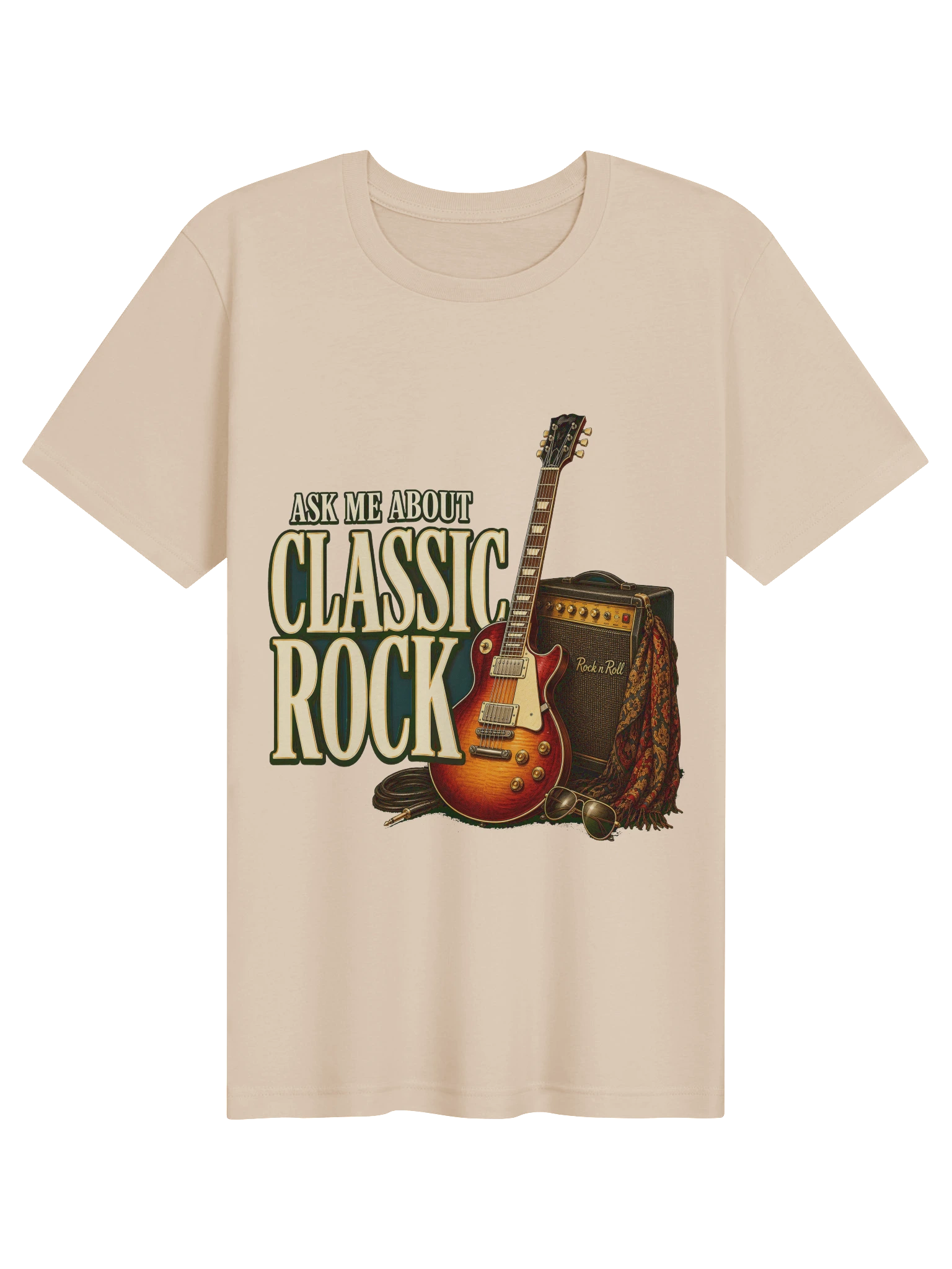 Ask Me About Classic Rock T-Shirt preview from Lolsies