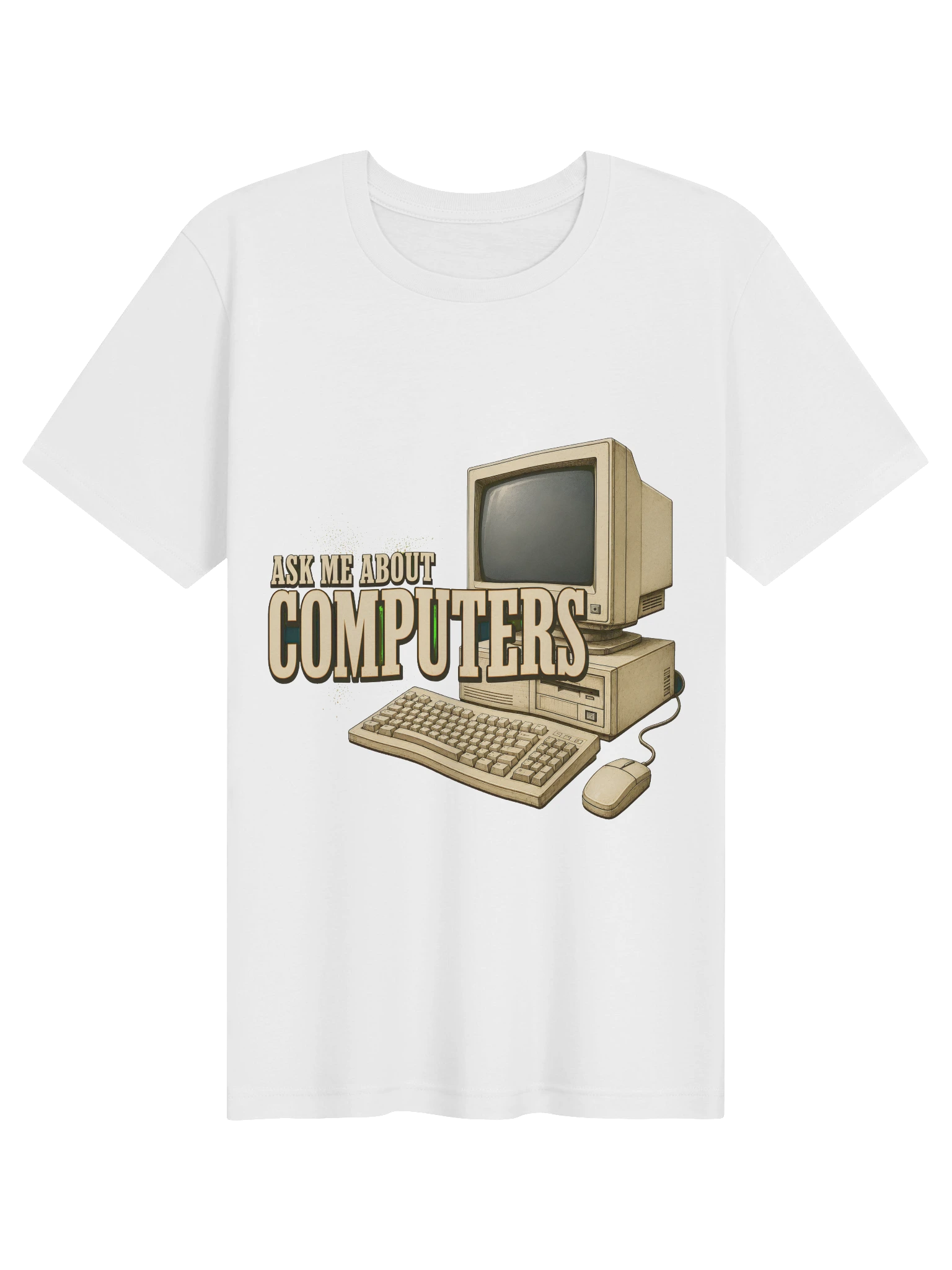 Ask Me About Computers T-Shirt preview from Lolsies