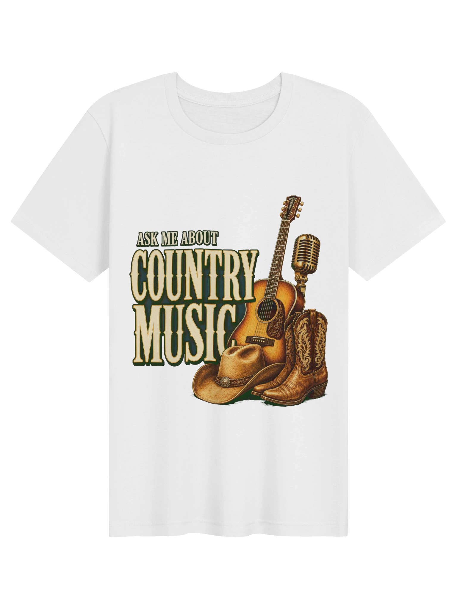 Ask Me About Country Music T-Shirt preview from Lolsies