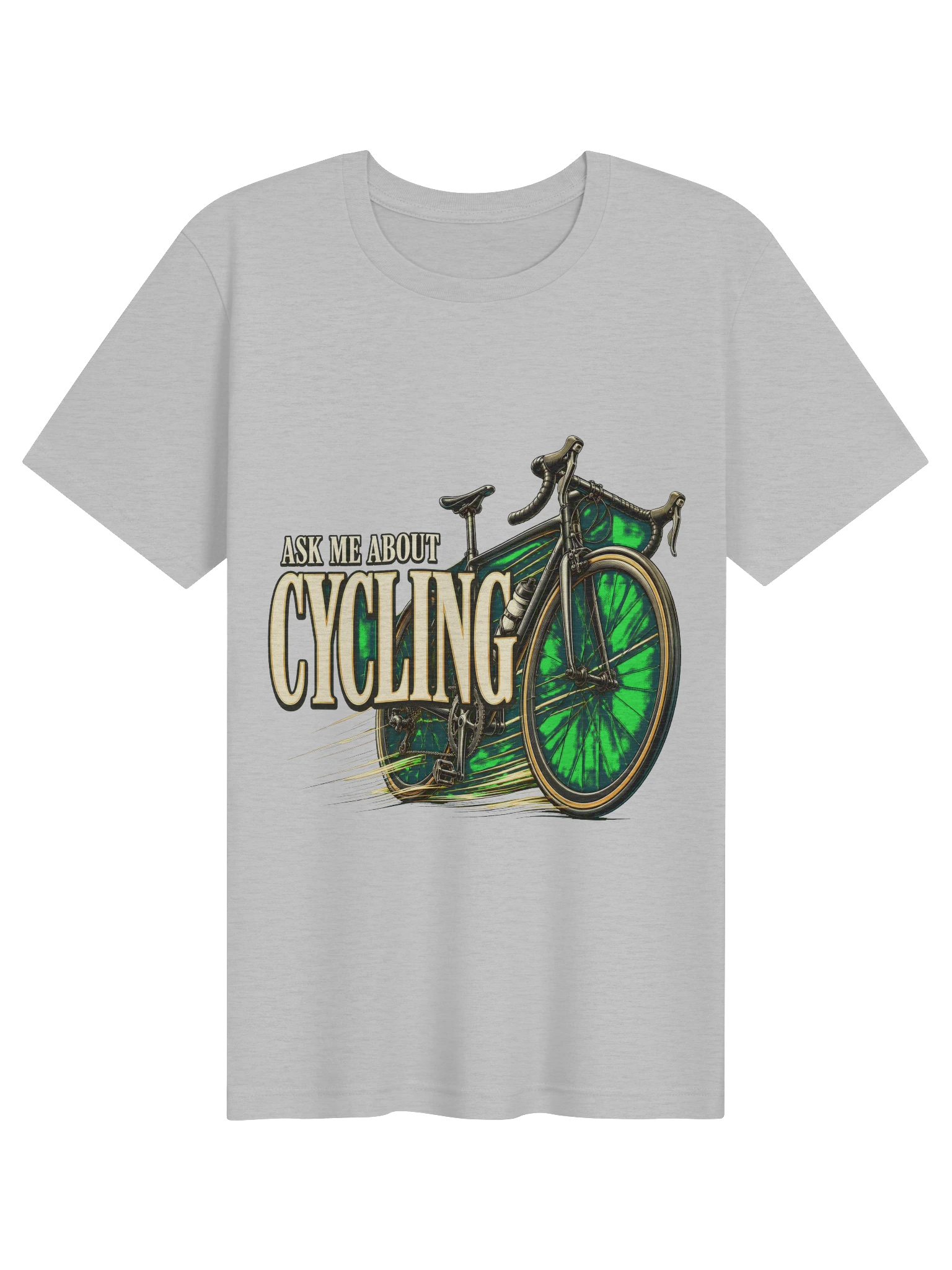 Ask Me About Cycling T-Shirt preview from Lolsies