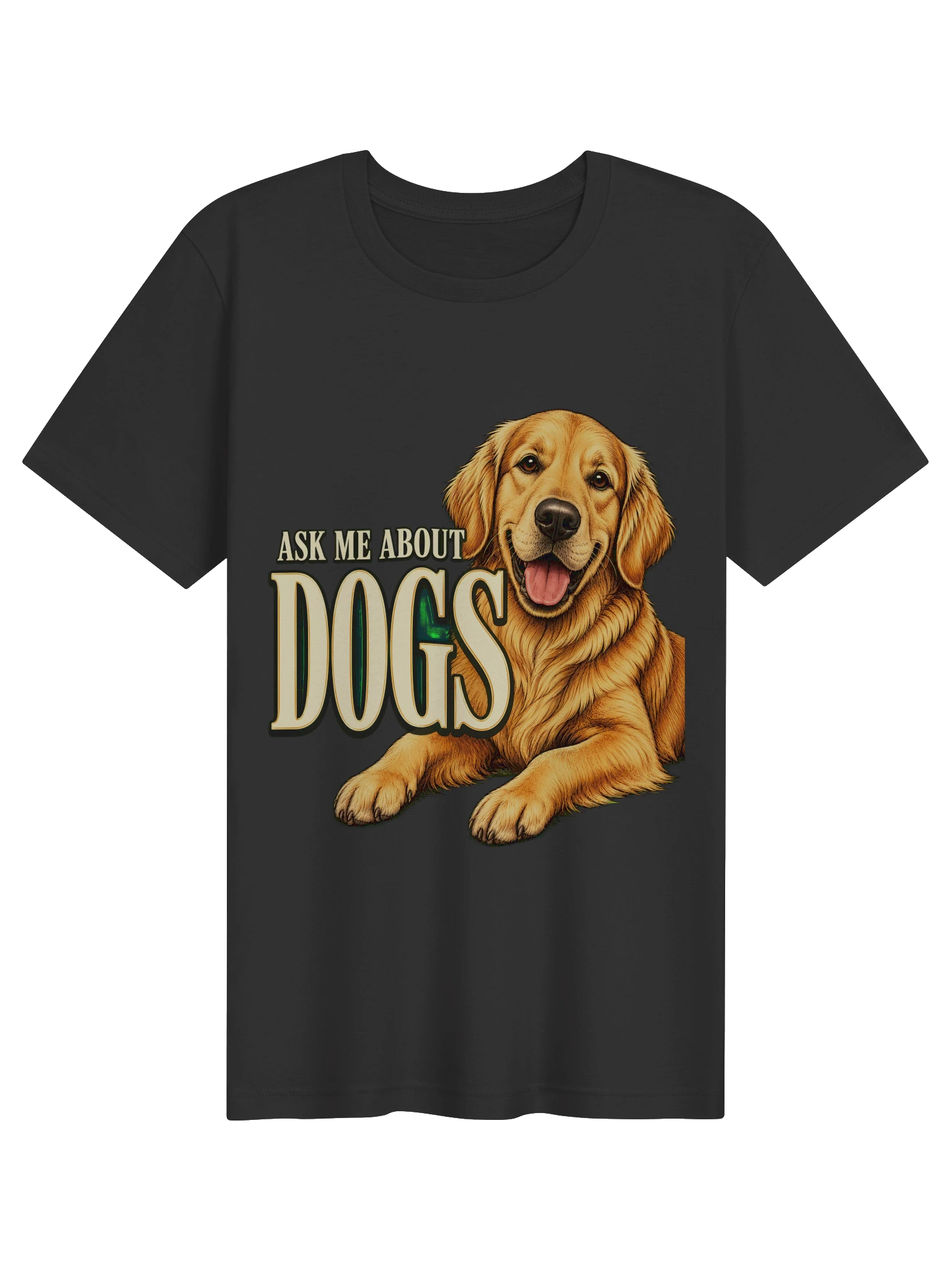 Ask Me About Dogs T-Shirt preview from Lolsies