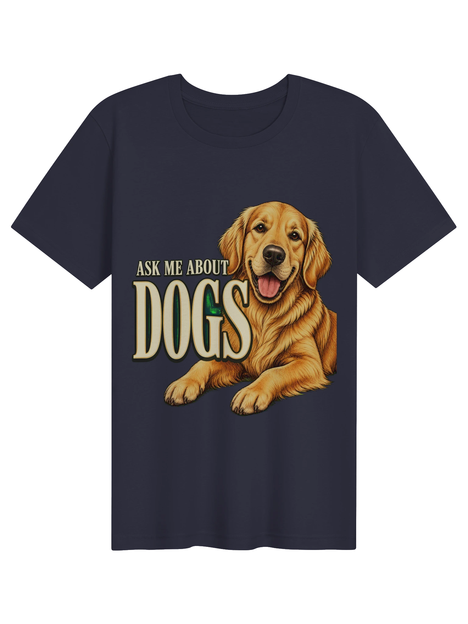 Ask Me About Dogs navy preview