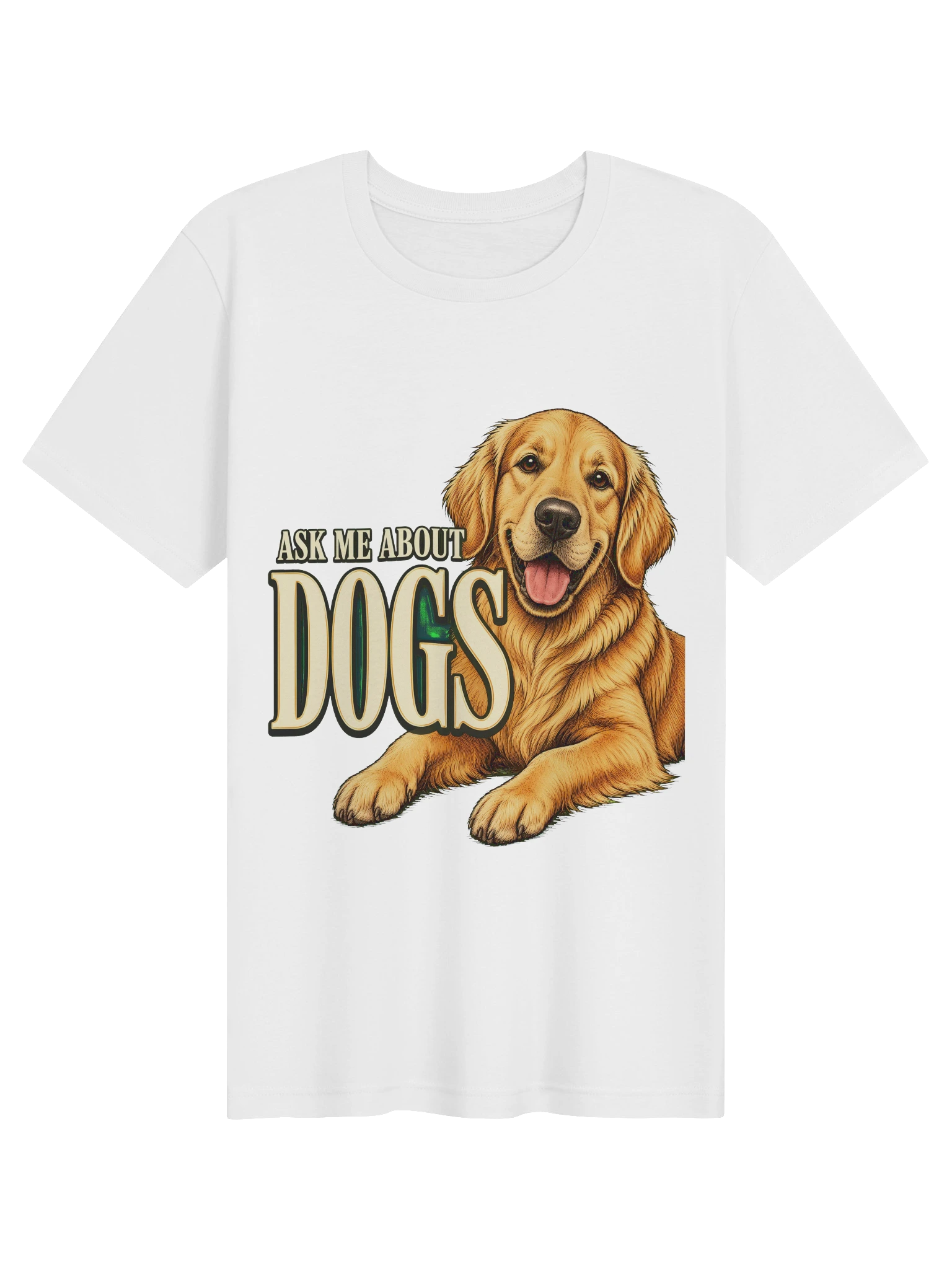 Ask Me About Dogs white preview