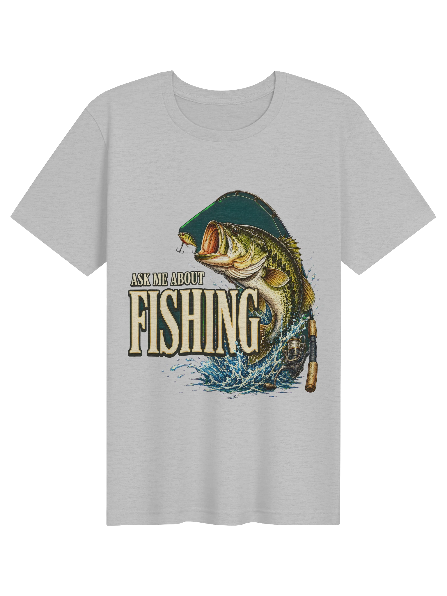Ask Me About Fishing T-Shirt preview from Lolsies