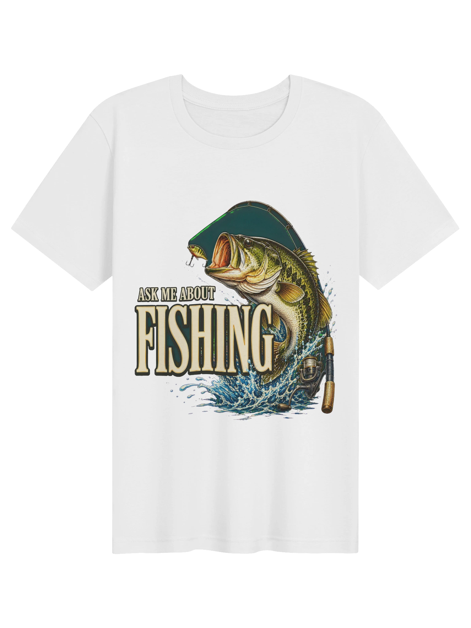 Ask Me About Fishing T-Shirt preview from Lolsies