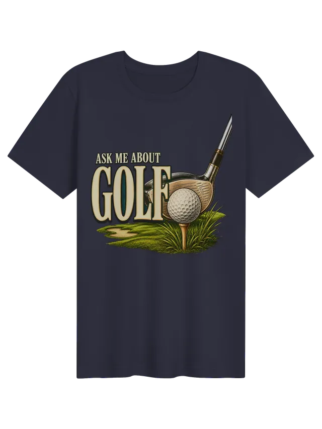 Ask Me About Golf navy preview