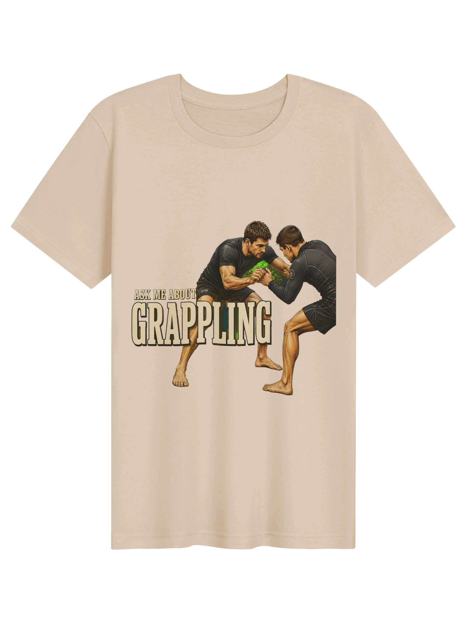 Ask Me About Grappling T-Shirt preview from Lolsies