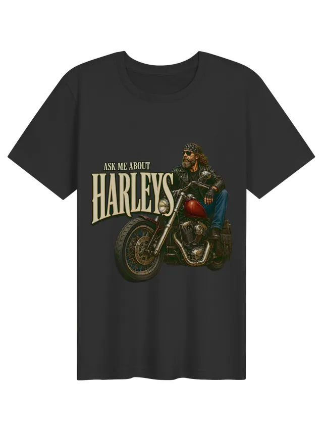 Ask Me About Harleys dark grey preview