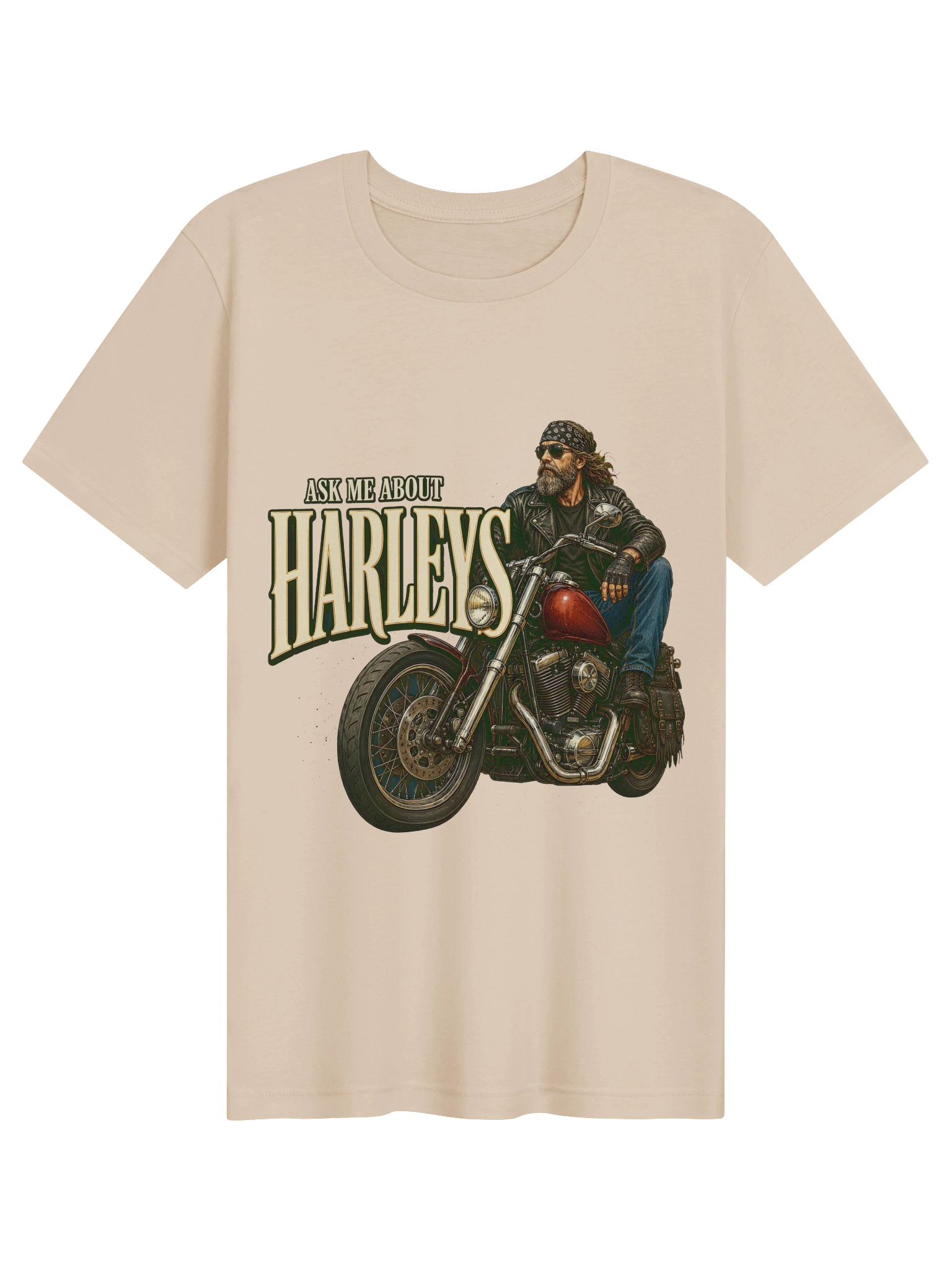 Ask Me About Harleys T-Shirt preview from Lolsies