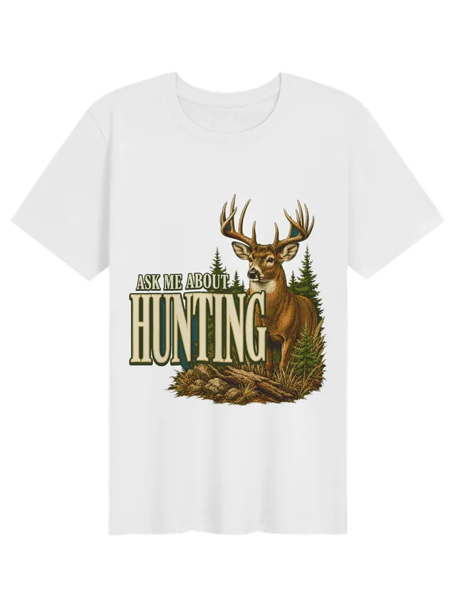 Ask Me About Hunting white preview
