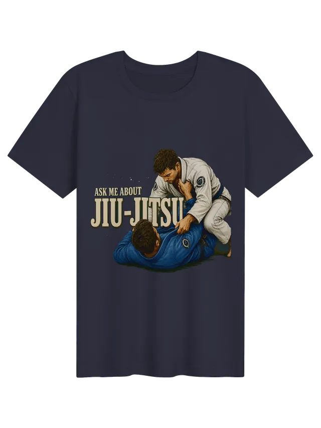 Ask Me About Jiu-Jitsu navy preview