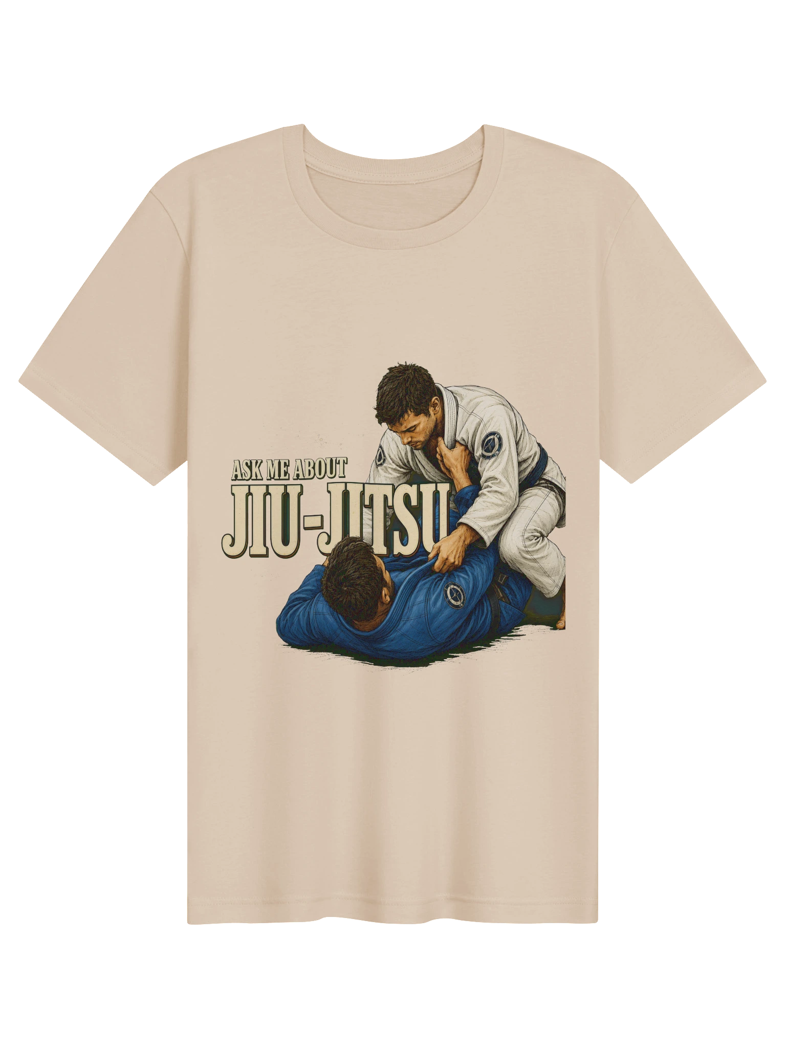 Ask Me About Jiu-Jitsu T-Shirt preview from Lolsies