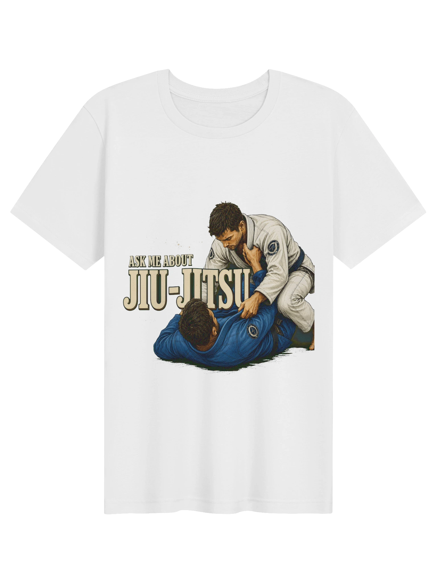 Ask Me About Jiu-Jitsu T-Shirt preview from Lolsies