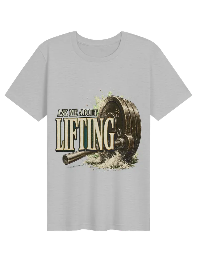 Ask Me About Lifting athletic heather preview
