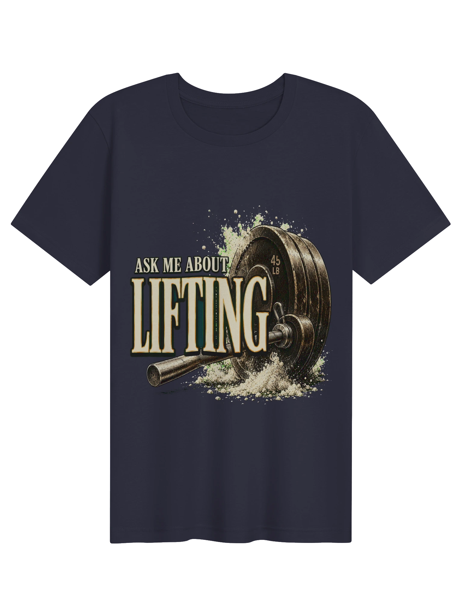Ask Me About Lifting navy preview