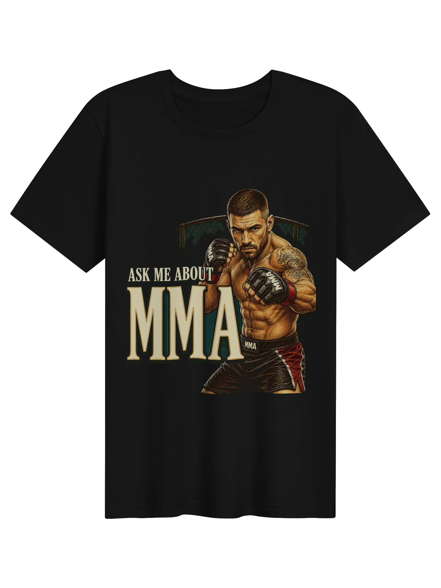 Ask Me About MMA T-Shirt preview from Lolsies