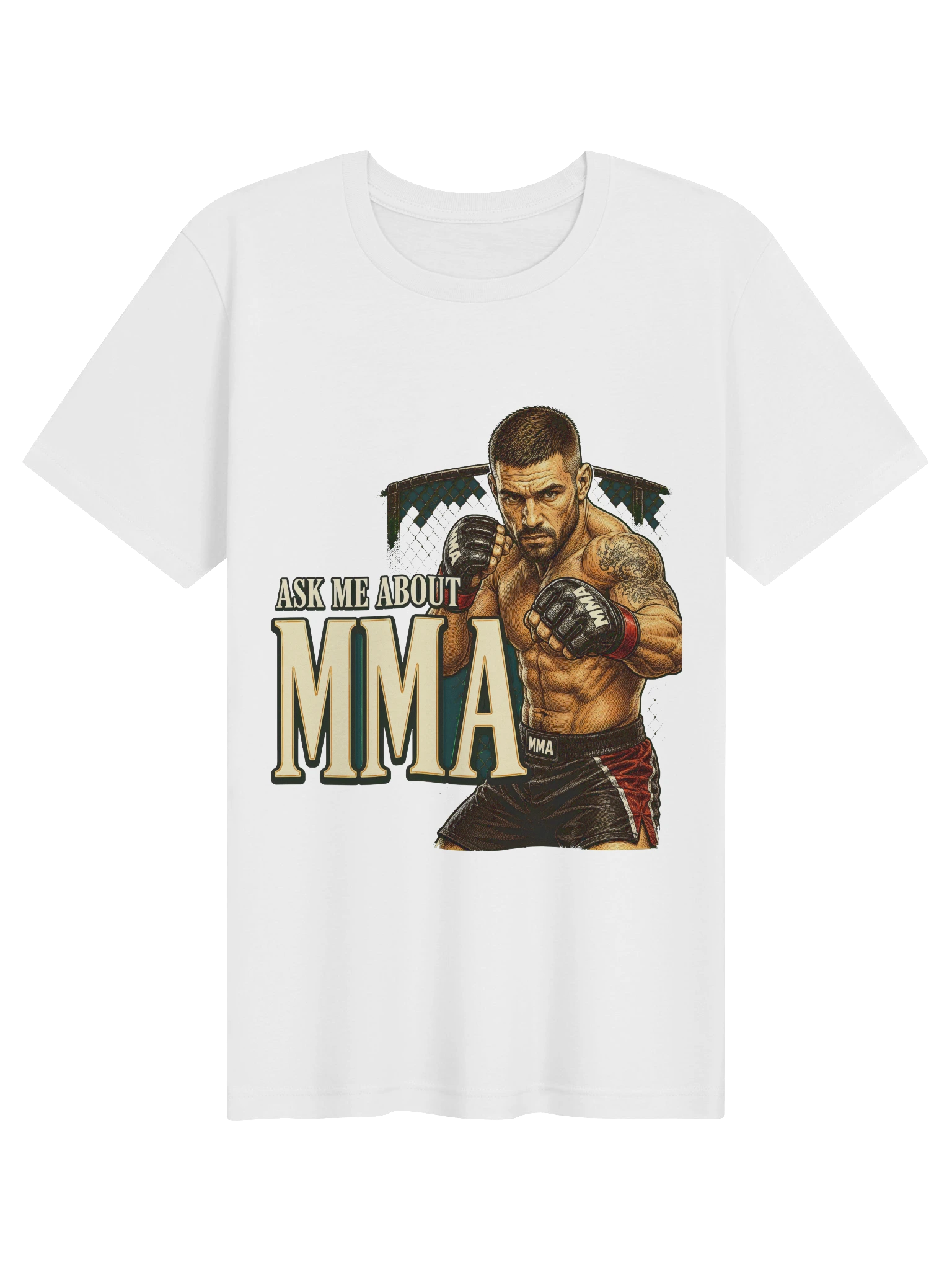 Ask Me About MMA T-Shirt preview from Lolsies