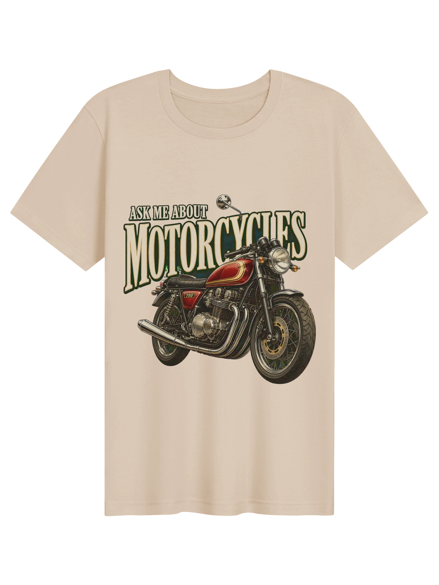 Ask Me About Motorcycles T-Shirt preview from Lolsies