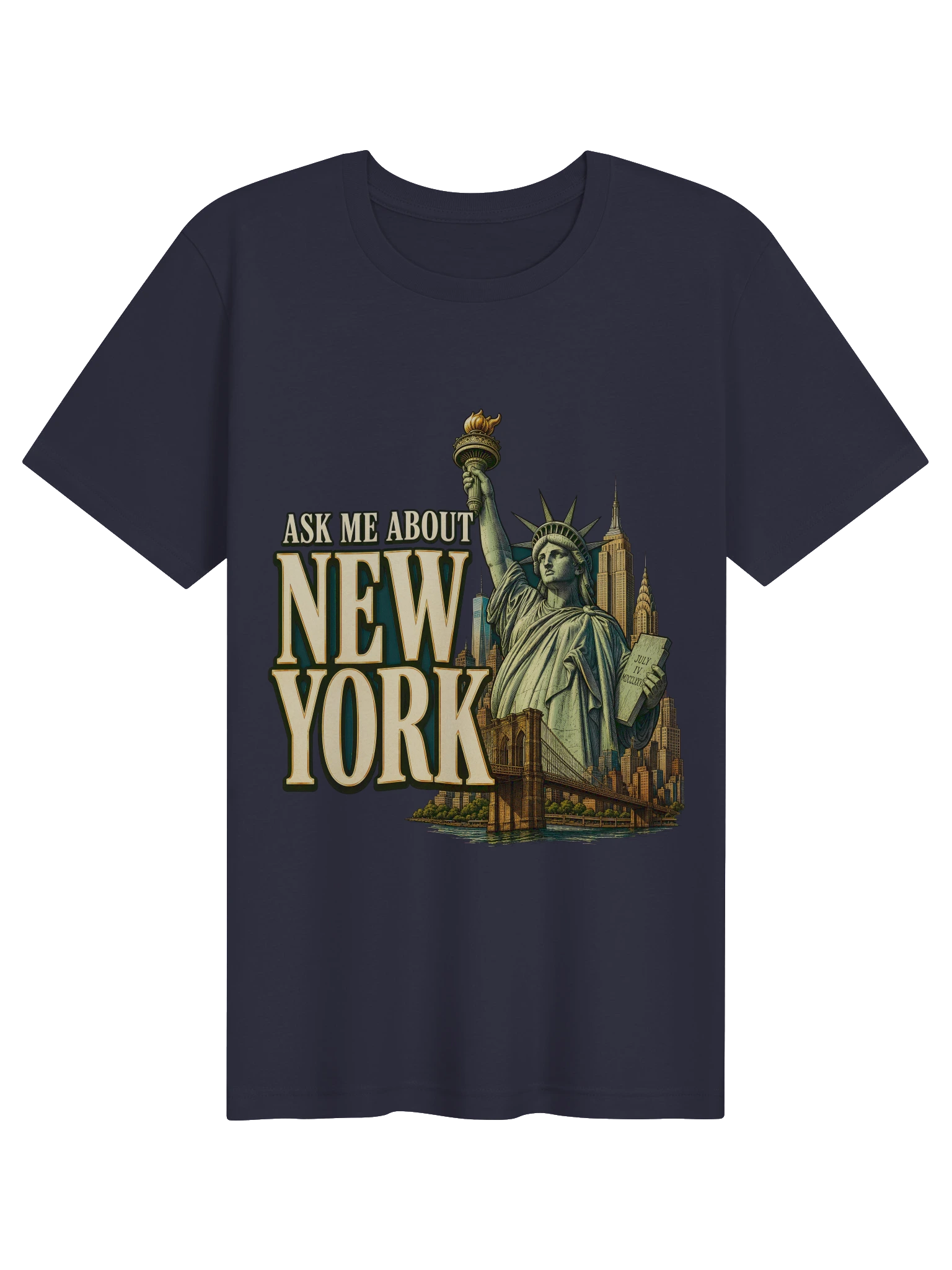 Ask Me About New York T-Shirt preview from Lolsies