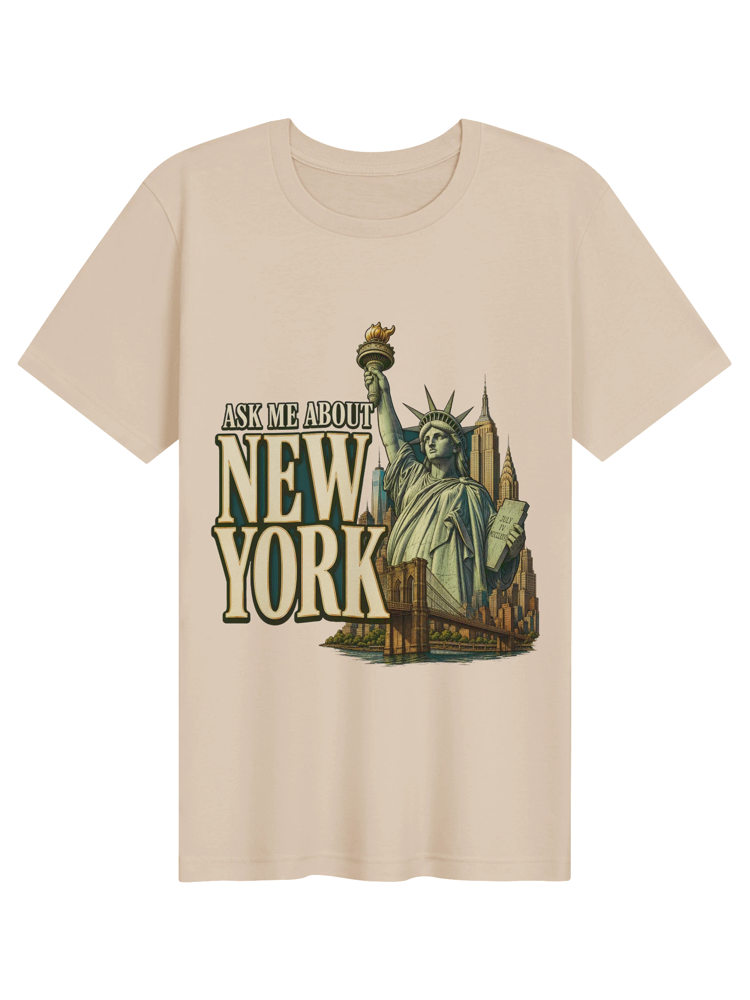 Ask Me About New York T-Shirt preview from Lolsies