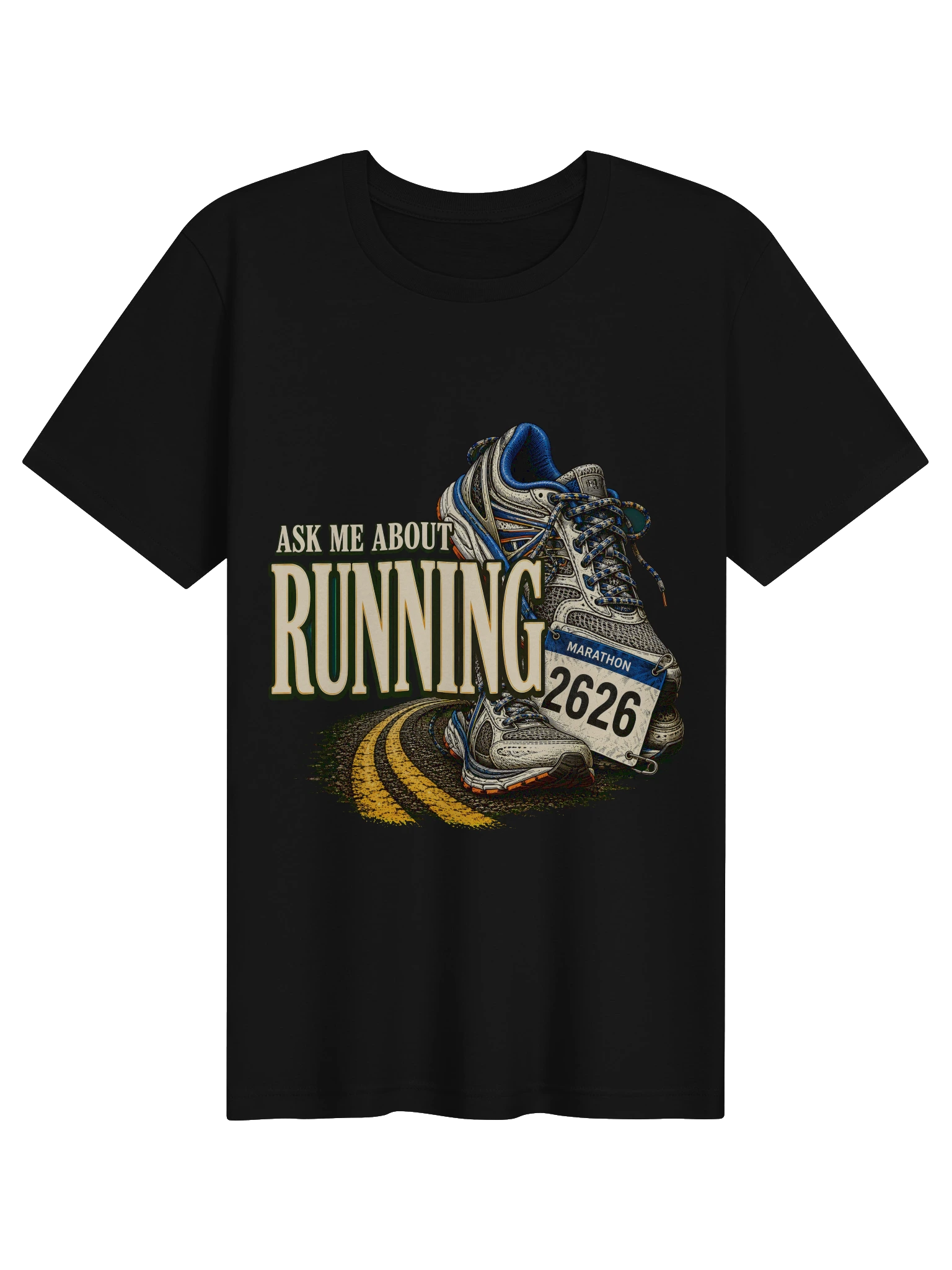 Ask Me About Running T-Shirt preview from Lolsies