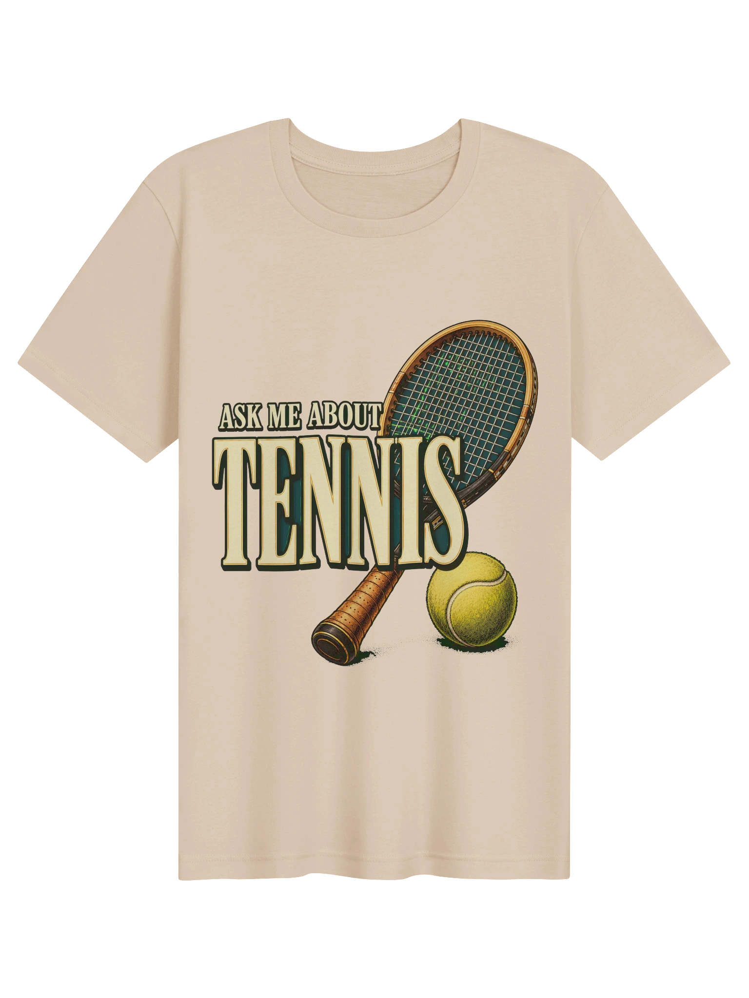 Ask Me About Tennis T-Shirt preview from Lolsies