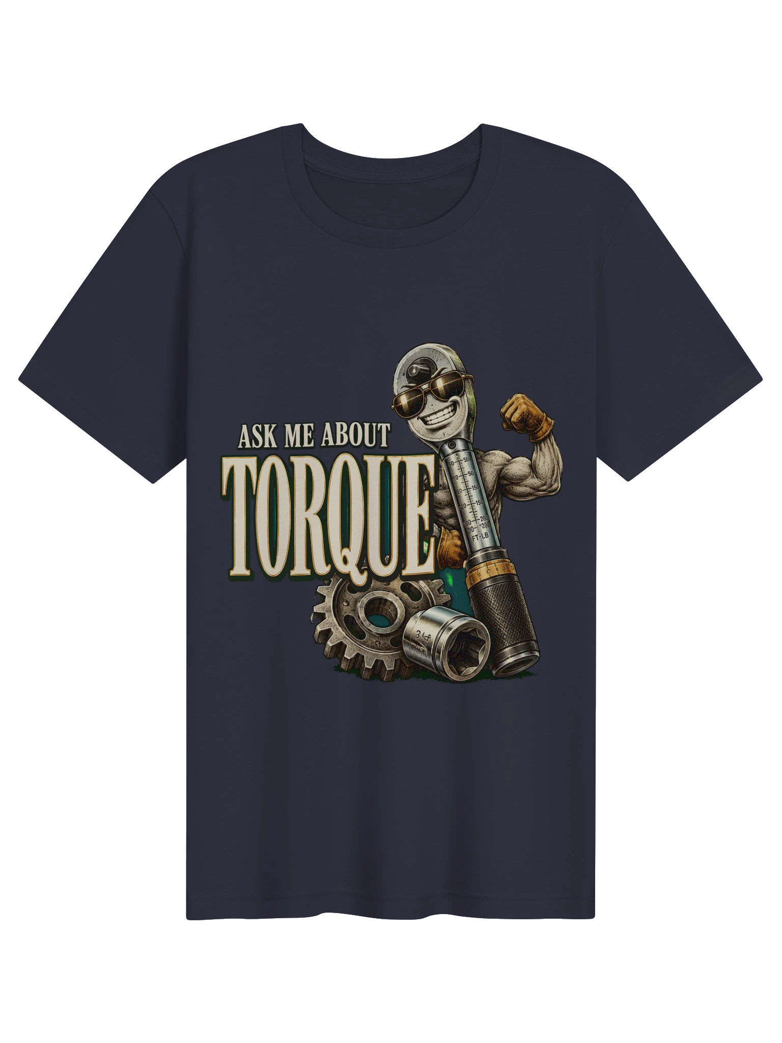 Ask Me About Torque T-Shirt preview from Lolsies