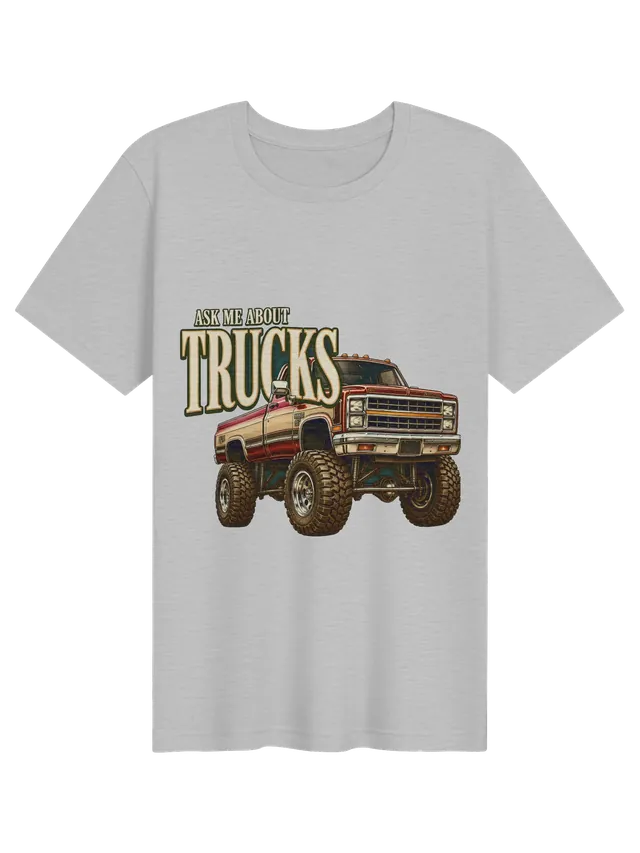 Ask Me About Trucks athletic heather preview