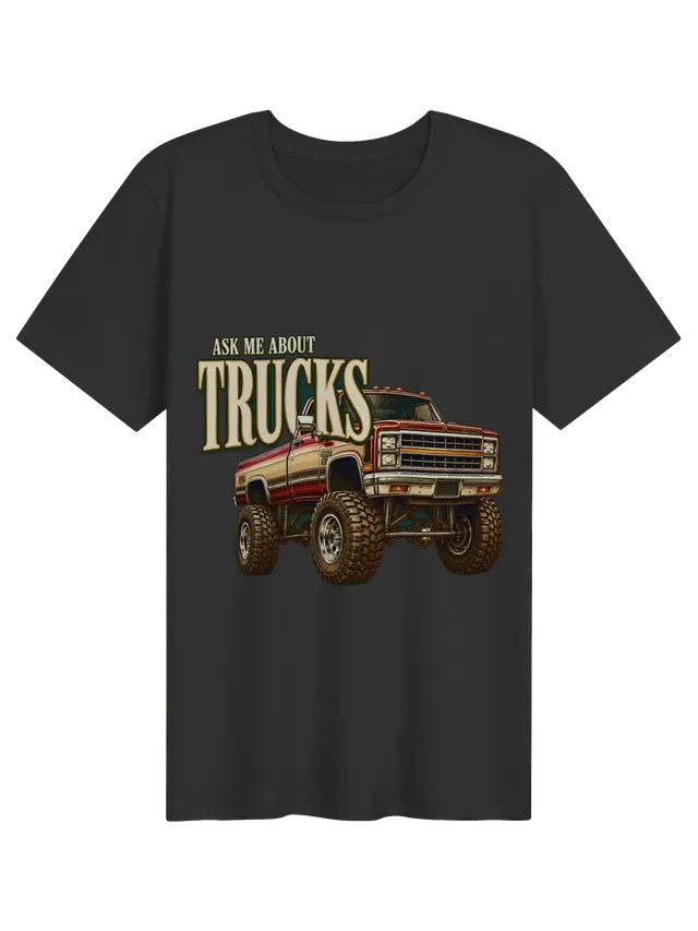 Ask Me About Trucks dark grey preview