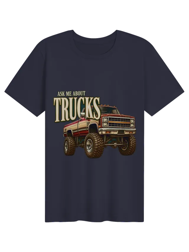 Ask Me About Trucks navy preview