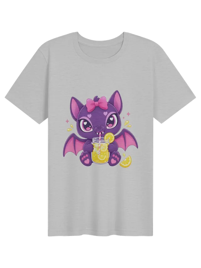 Bat Drinking Lemonade athletic heather preview