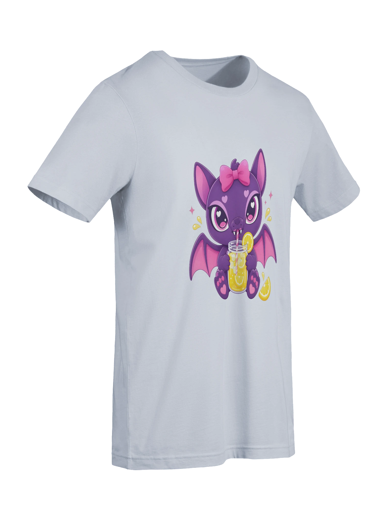 Bat Drinking Lemonade T-Shirt preview from Lolsies