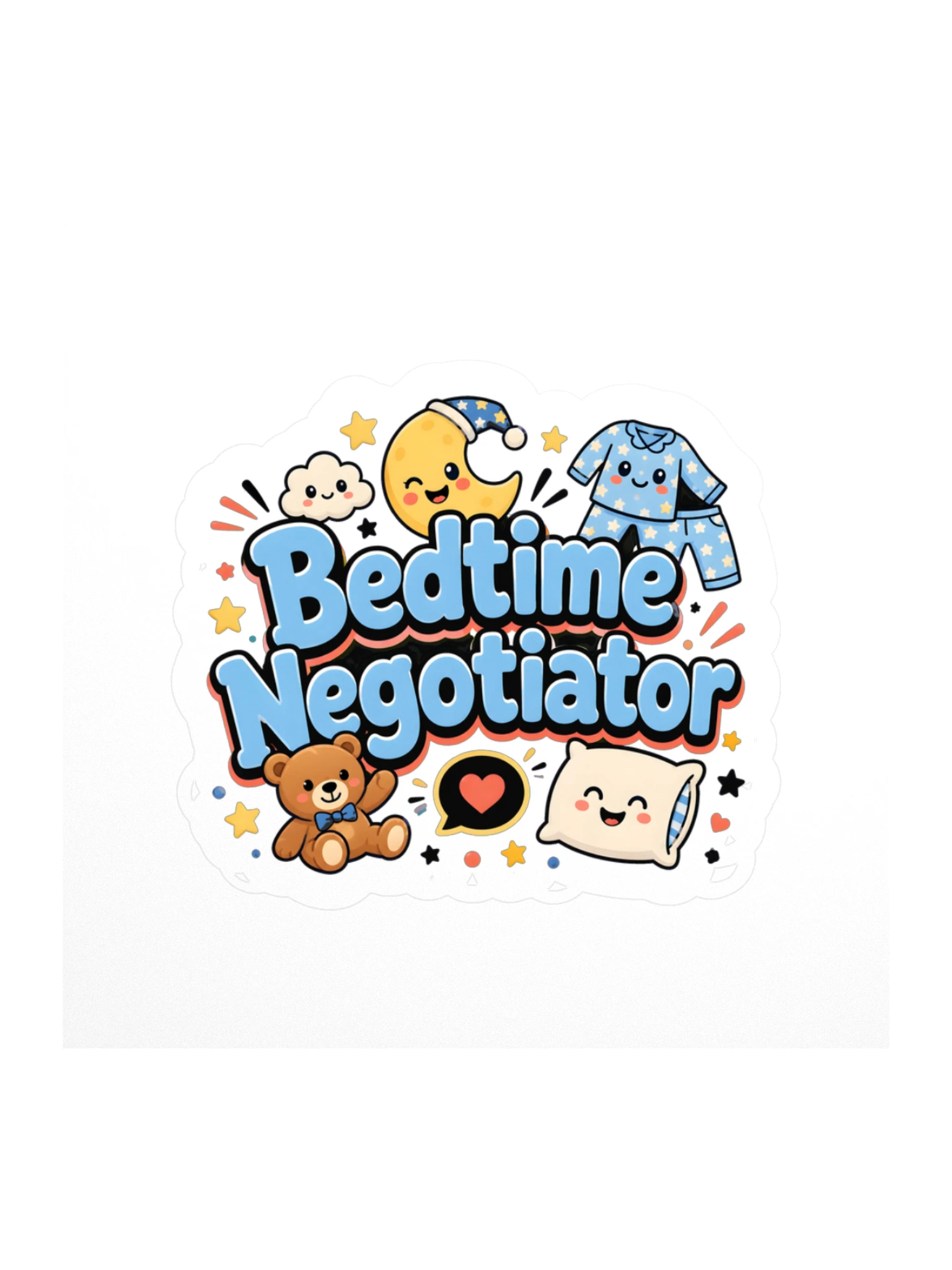Bedtime Negotiator sticker preview