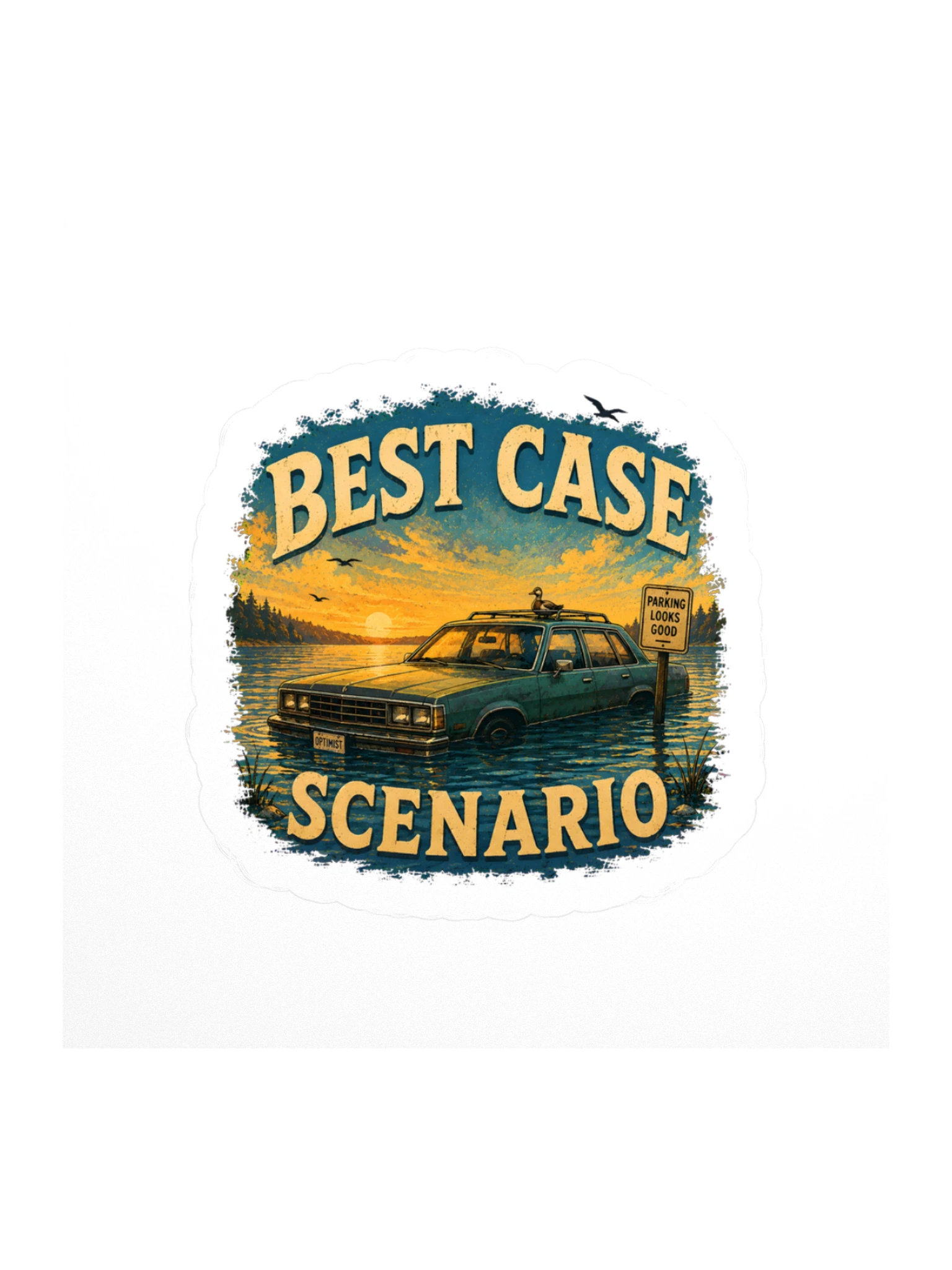 Best Case Scenario sticker preview