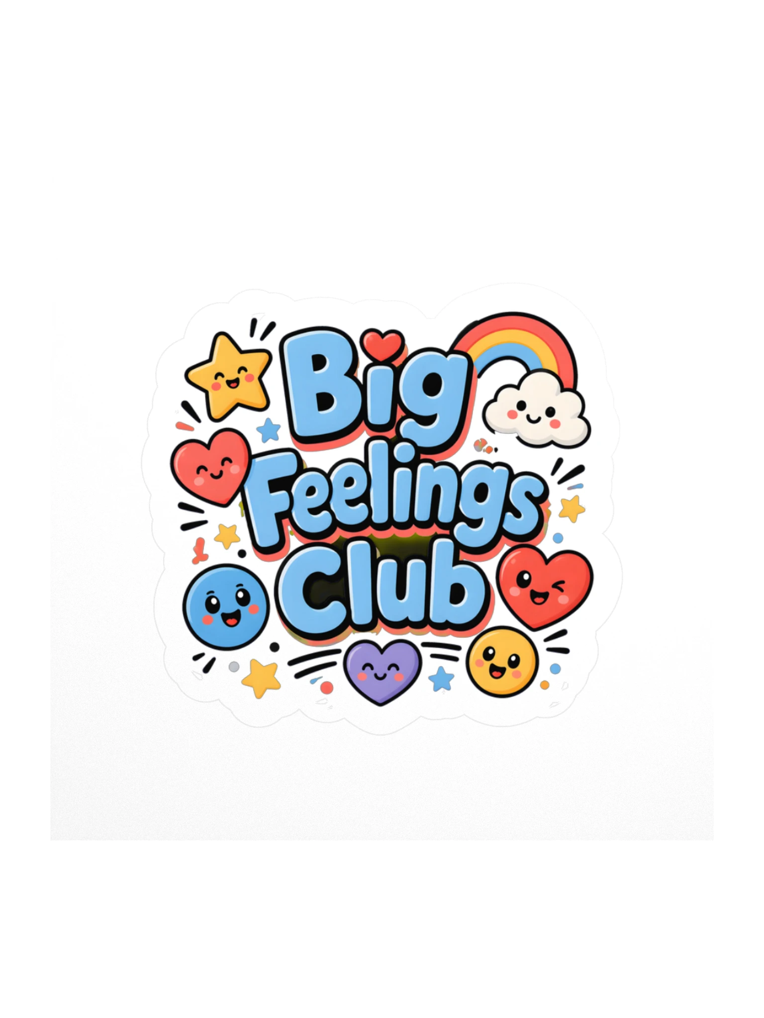 Big Feelings Club sticker preview