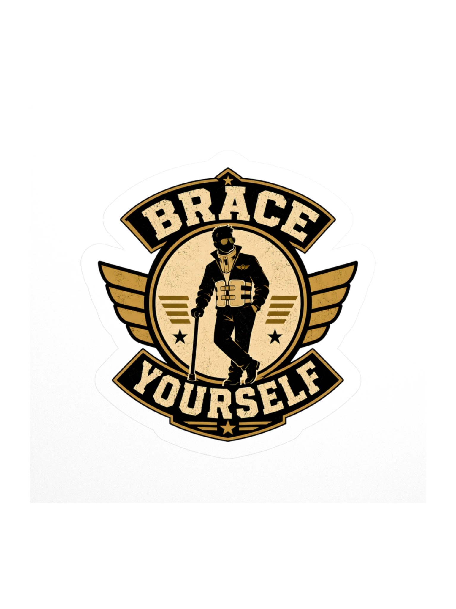 Brace Yourself sticker preview