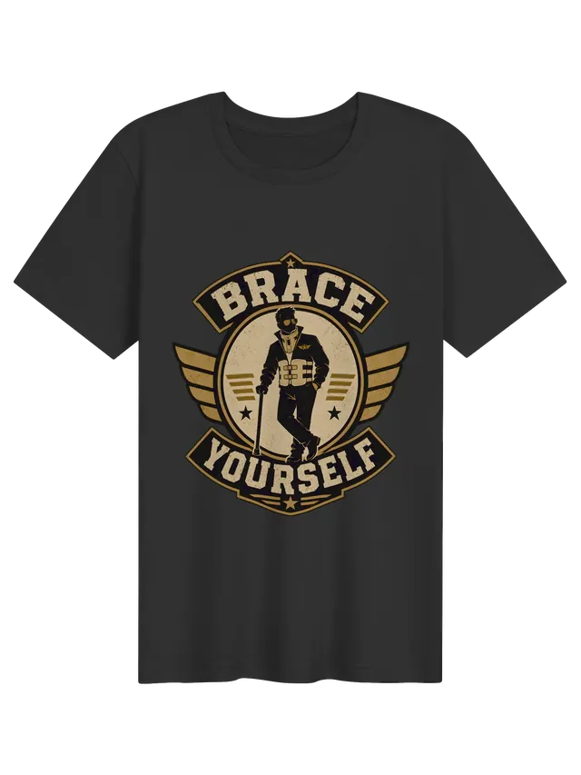 Brace Yourself dark grey preview